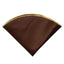 boys' brown satin handkerchief hanky pocket round pocket square