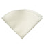 boys' ivory satin handkerchief hanky pocket round pocket square
