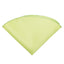 boys' lime green satin handkerchief hanky pocket round pocket square