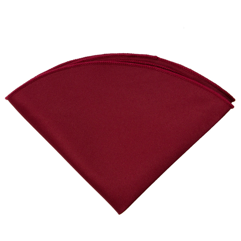 boys' red satin handkerchief hanky pocket round pocket square