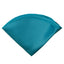 boys' teal blue green satin handkerchief hanky pocket round pocket square