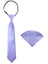 Boys' Satin Zipper Necktie and Handkerchief Set