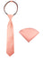 Boys' Satin Zipper Necktie and Handkerchief Set