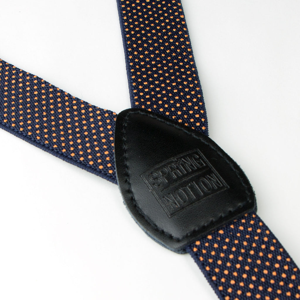 Boys' Elastic Suspenders with Leather Crosspatch