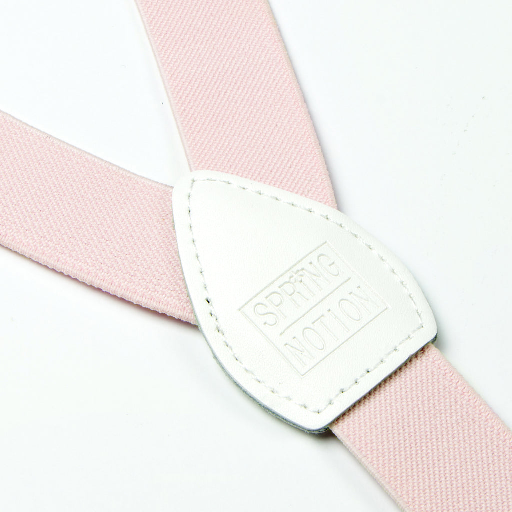 Boys' Elastic Suspenders with Leather Crosspatch