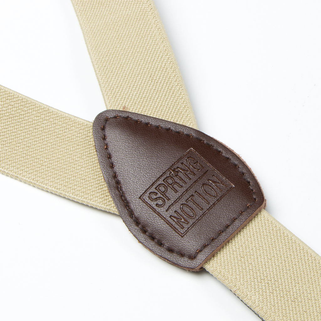 Boys' Elastic Suspenders with Leather Crosspatch