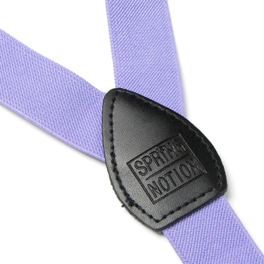 Boys' Elastic Suspenders with Leather Crosspatch