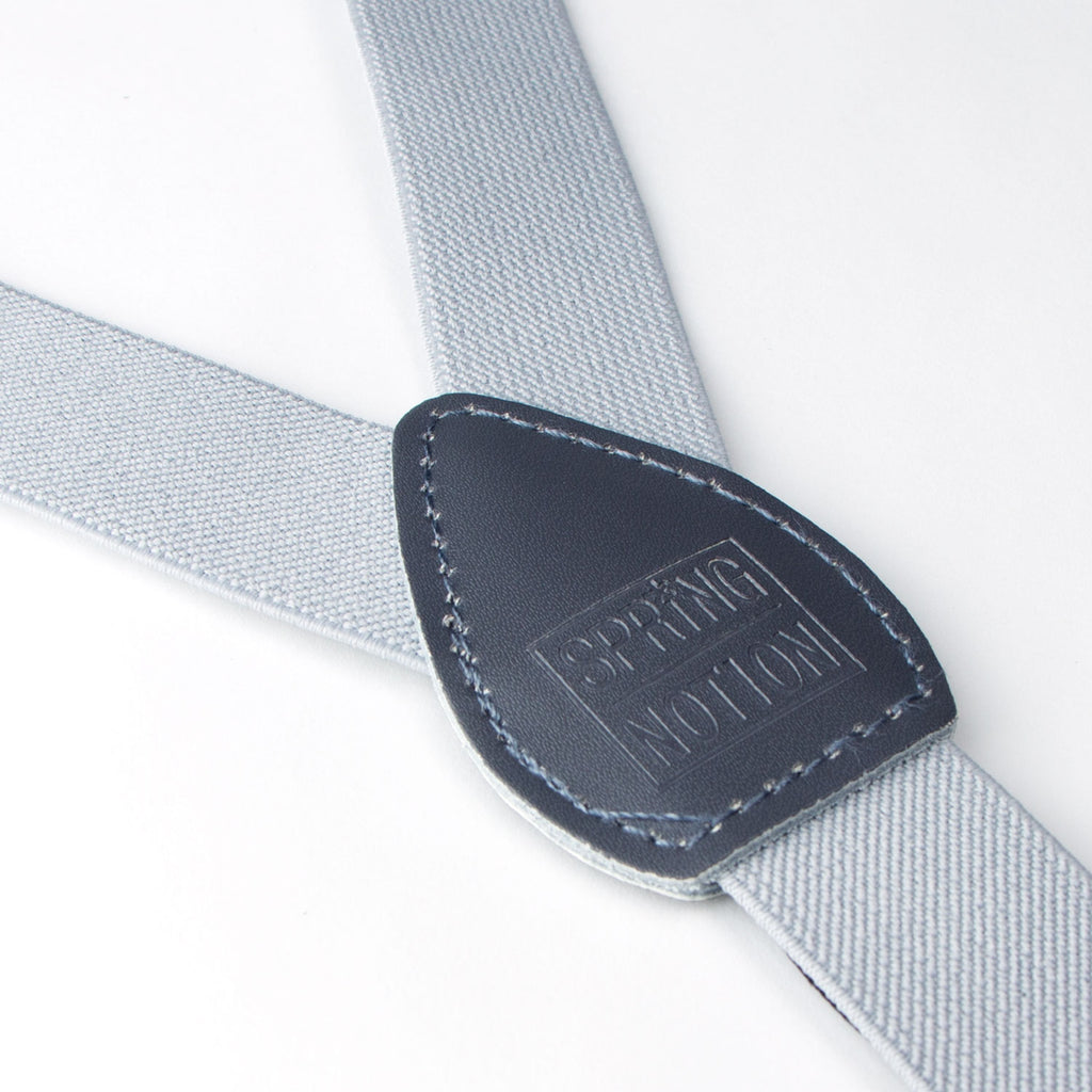 Boys' Elastic Suspenders with Leather Crosspatch