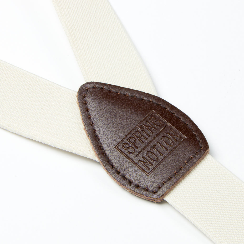 Boys' Elastic Suspenders with Leather Crosspatch