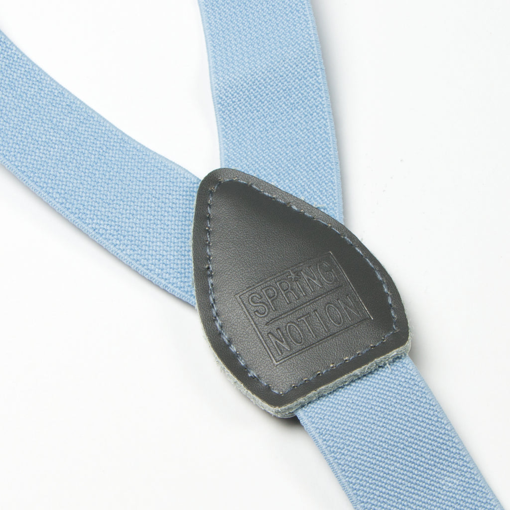 Boys' Elastic Suspenders with Leather Crosspatch