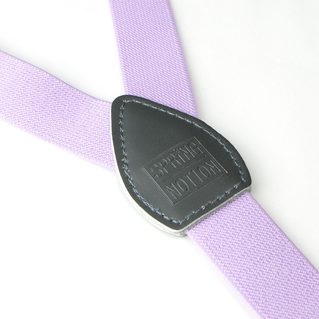 Boys' Elastic Suspenders with Leather Crosspatch