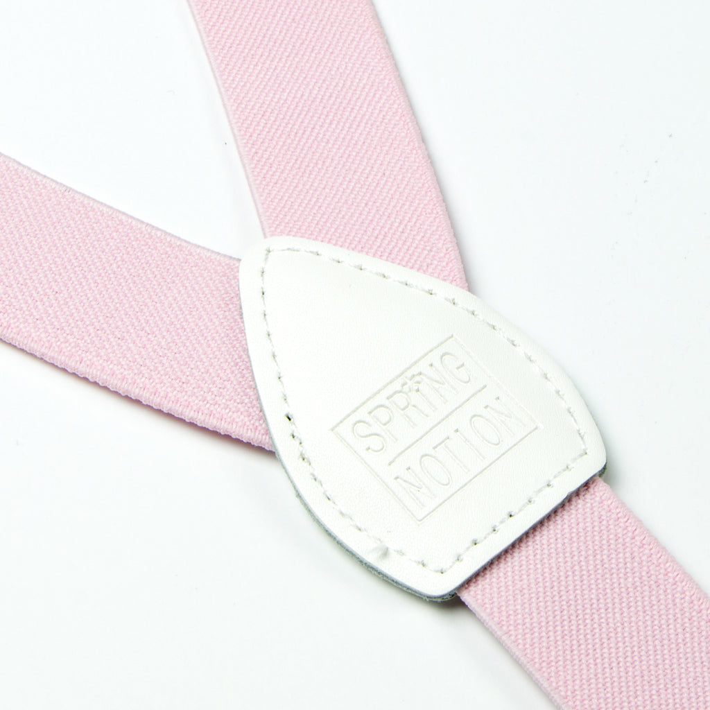 Boys' Elastic Suspenders with Leather Crosspatch