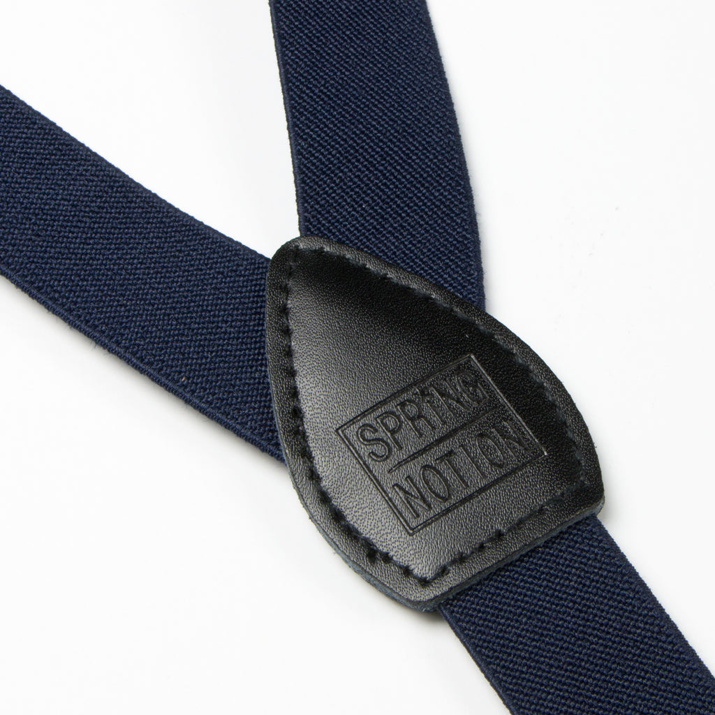 Boys' Elastic Suspenders with Leather Crosspatch