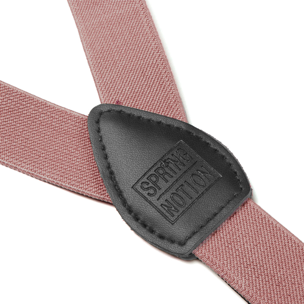 Boys' Elastic Suspenders with Leather Crosspatch