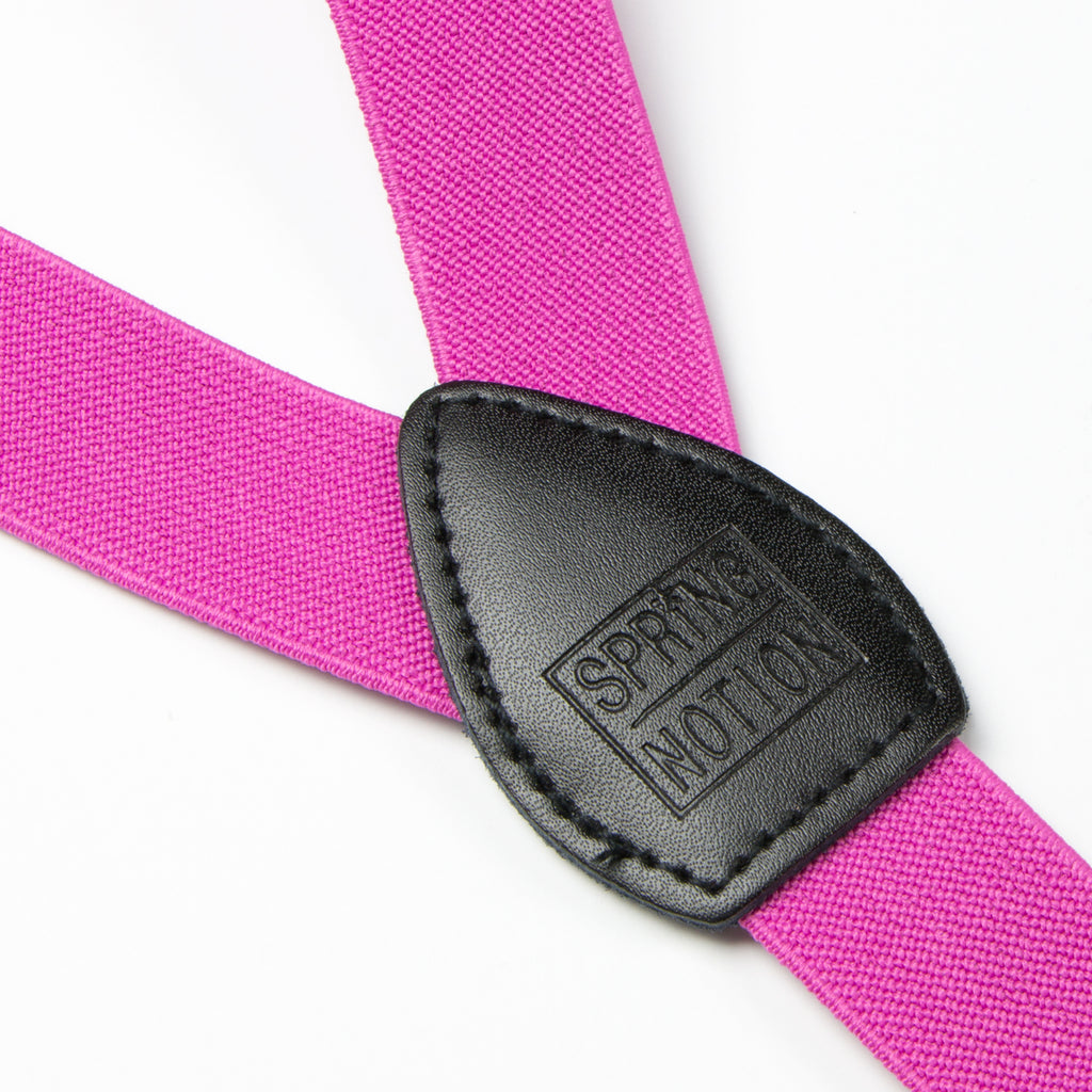 Boys' Elastic Suspenders with Leather Crosspatch