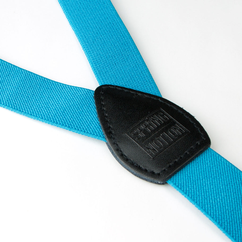 Boys' Elastic Suspenders with Leather Crosspatch