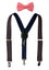 Boys' Suspenders and Solid Color Bow Tie Set
