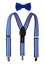 Boys' Suspenders and Solid Color Bow Tie Set
