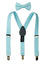 Boys' Suspenders and Solid Color Bow Tie Set