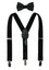 Boys' Suspenders and Solid Color Bow Tie Set