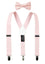 Boys' Suspenders and Solid Color Bow Tie Set