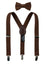 Boys' Suspenders and Solid Color Bow Tie Set