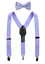 Boys' Suspenders and Solid Color Bow Tie Set