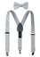 Boys' Suspenders and Solid Color Bow Tie Set