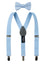 Boys' Suspenders and Solid Color Bow Tie Set