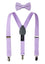 Boys' Suspenders and Solid Color Bow Tie Set