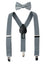 Boys' Suspenders and Solid Color Bow Tie Set