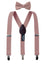 Boys' Suspenders and Solid Color Bow Tie Set
