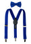 Boys' Suspenders and Solid Color Bow Tie Set