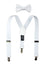 Boys' Suspenders and Solid Color Bow Tie Set