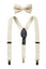 Boys' Suspenders and Dotted Bow Tie Set