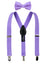 Boys' Suspenders and Dotted Bow Tie Set