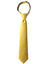 boys' gold satin zipper necktie