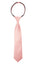 boys' petal satin zipper necktie