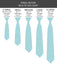 boys' pre-tied woven zipper necktie tie size chart
