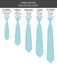 Boys' Pre-Tied Woven Bow Tie, Light Blue Dotted (Color 05)