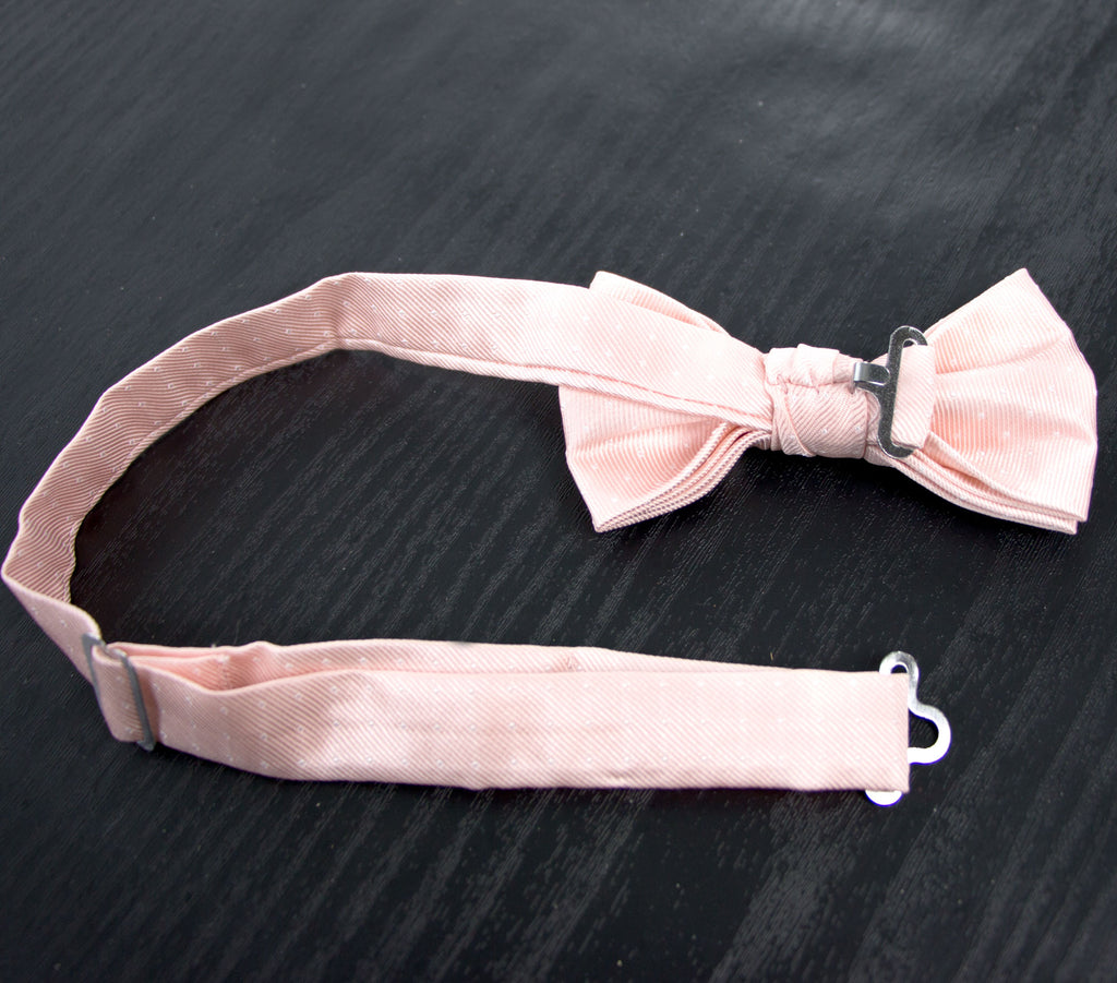 Boys' Dotted Woven Bow Tie