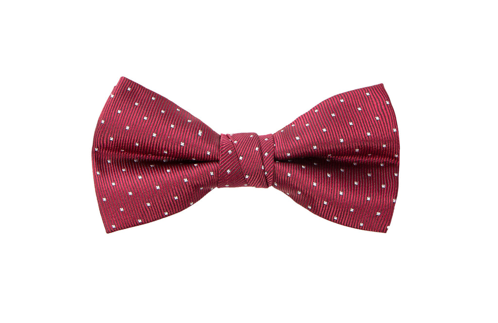 Boys' Dotted Woven Bow Tie