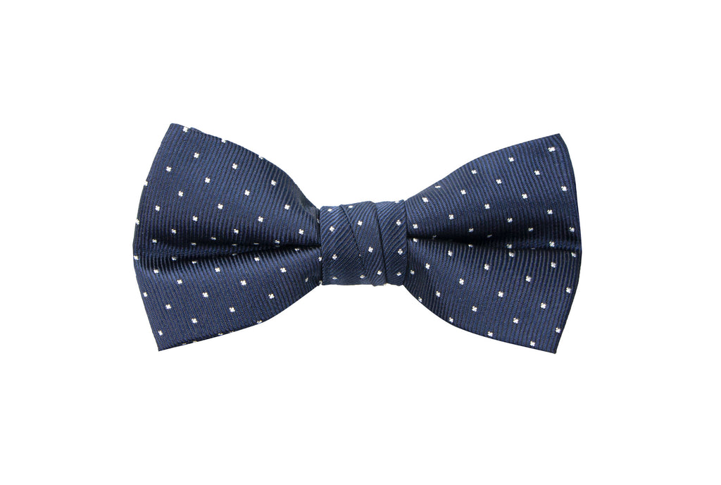 Boys' Dotted Woven Bow Tie