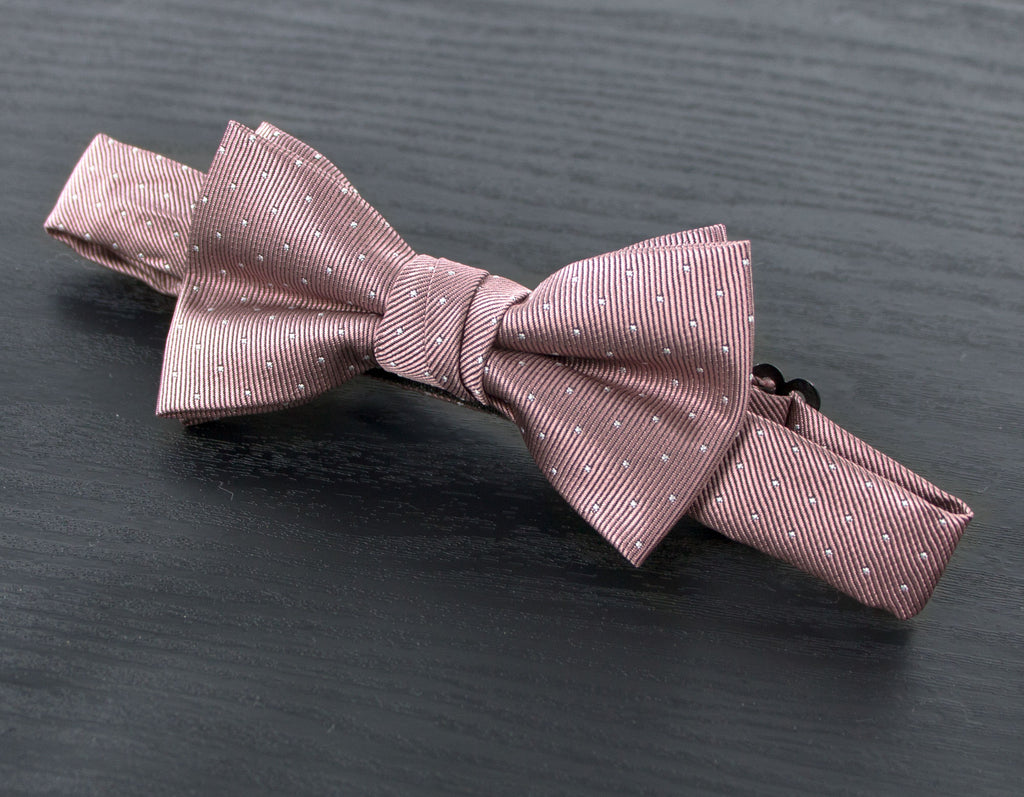 Boys' Dotted Woven Bow Tie