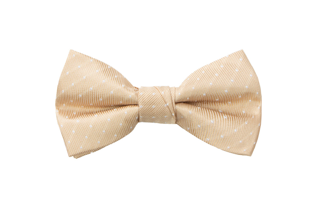 Boys' Dotted Woven Bow Tie