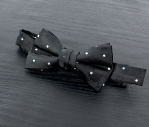Boys' Dotted Camouflage Woven Bow Tie
