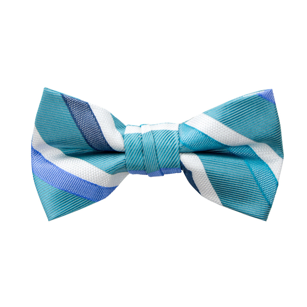 Boys' Striped Woven Bow Tie