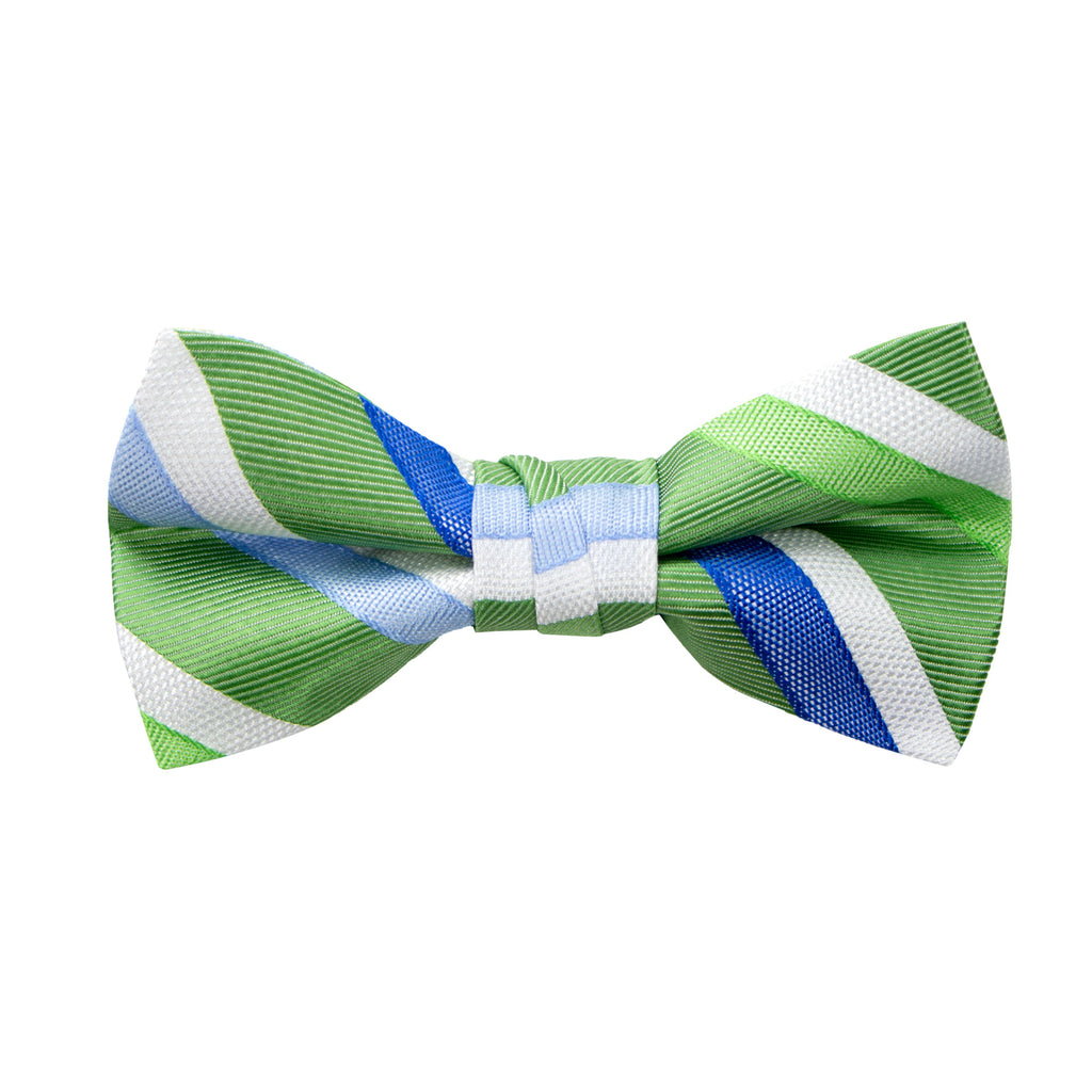 Boys' Striped Woven Bow Tie
