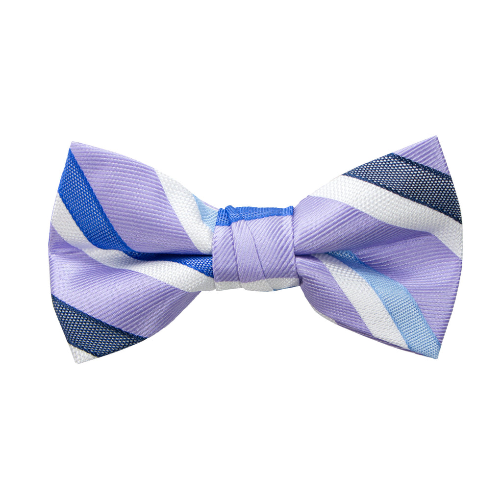 Boys' Striped Woven Bow Tie