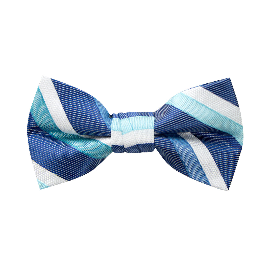Boys' Striped Woven Bow Tie